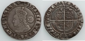Elizabeth I 6 Pence 1577/8 VF, Tower mint, Eglantine mm, Fourth Issue, S-2563. 26mm. 2.88gm. 

HID09801242017