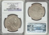 William III Crown 1696 VF Details (Spot Removals) NGC, Royal mint, KM494.1, ESC-94, S-3472. 

HID09801242017