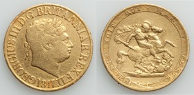 George III gold Sovereign 1817 Fine, KM674, S-3785. Comes with old CNG lot tag. AGW 0.2355 oz.

HID09801242017