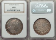 British Colony. Edward VII Dollar 1904-B MS62 NGC, Bombay mint, KM25. Light golden-brown toning. 

HID09801242017