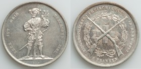 Confederation "Bern Shooting Festival" 5 Francs 1857 XF, KMX-S4, Dav-378. 36mm. 24.93gm. Mintage: 5,195. From the Engelen Collection of World Coinage
...