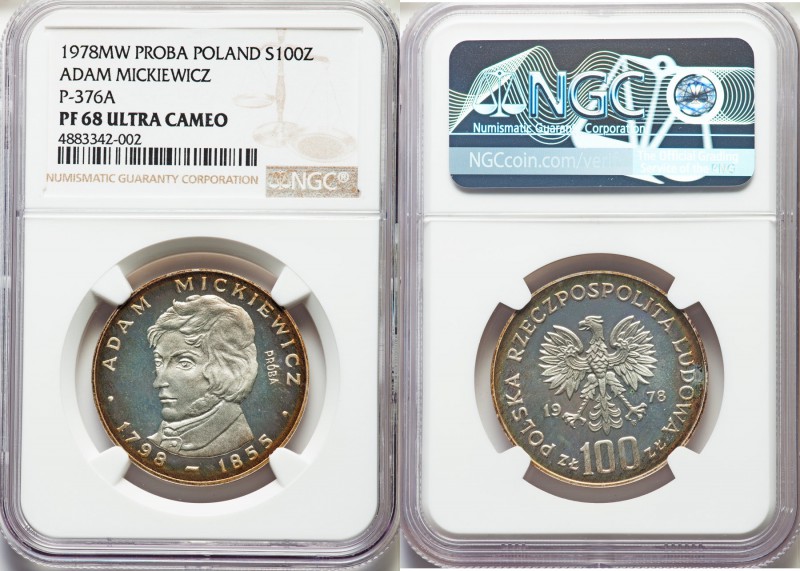 2-Piece Lot of Certified Assorted Issues NGC, 1) Poland: Republic Proof Proba "A...