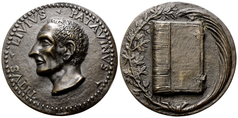 PADOVA
Tito Livio (storico), 59 a. C.- 17 d. C.
Medaglia opus sconosciuto sec....