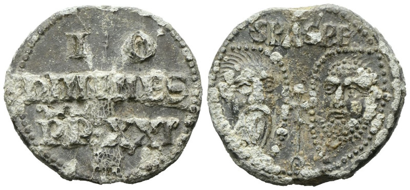 ROMA
Giovanni XXI (Pedro Julião), 1276-1277.
Bolla plumbea.
Pb
gr. 40,12 mm ...