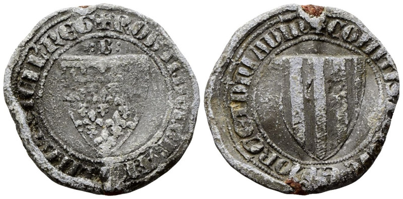 FRANCIA
Roberto d’Angiò, 1309-1343.
Contea di Provenza. Bolla plumbea.
Pb
gr...