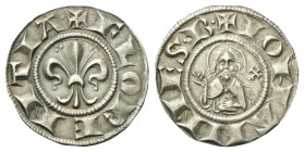 FIRENZE
Repubblica, 1189-1532.
Fiorino vecchio da 12 Denari, II Serie 1250-52/1260.
Ag
gr. 1,84
Dr. + FLORENTIA•. Giglio.
Rv. + IOHANNES•B•. Mez...