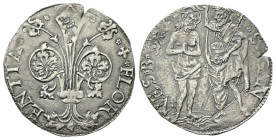FIRENZE
Repubblica, 1189-1532.
Barile 1511, I Semestre.
Ag
gr. 3,26
Dr. ✿+✿ FLOR - ENTIA✿. Giglio.
Rv. ✿ S✿IOHANNES B✿. San Giovanni battezza il...
