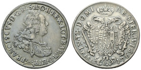 FIRENZE
Francesco II (III) di Lorena, 1737-1765. 
Francescone 1765, II Tipo.
Ag
gr. 26,97
Dr. FRANCISCVS•D•G•R•I•S•A•G•H•REX•LOTH•BAR•M•D•ETR. Bu...
