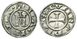 GENOVA
Repubblica, 1139-1339.
Grosso da 6 Denari Falso Cigoi da studio.
Mi
gr. 1,98
Dr. + •I•A•N•V•A•. Castello.
Rv. +: CVNRADI RE. Croce patent...