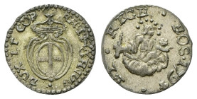 GENOVA
Dogi Biennali, 1528-1797. III Fase, 1637-1797.
8 Denari 1794.
Mi
gr. 0,97
Dr. •DUX ET GUB - REIP GENU•. Stemma coronato.
Rv. •ET•REGE - •...