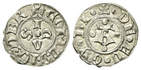 GUBBIO
Federico II di Montefeltro, 1444-1482.
Bolognino.
Ag
gr. 0,95
Dr. (Aquiletta) COMES•FEDER. Le lettere I C V S attorno a globetto.
Rv. (mo...