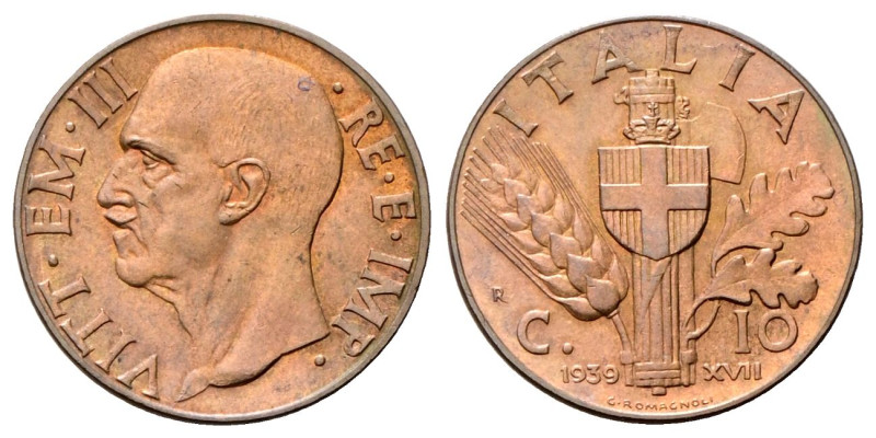 REGNO D’ITALIA
Vittorio Emanuele III, 1900-1943.
10 Centesimi 1939 a. XVII Rom...