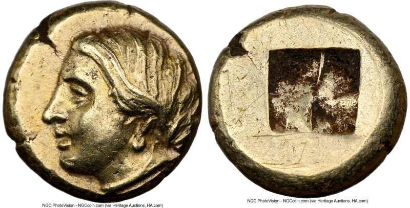 IONIA. Phocaea. Ca. 387-326 BC. EL hecte (11mm, 2.52 gm). NGC AU 5/5 - 3/5, ligh...