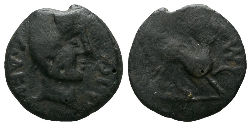 Hispania, Castulo Bronze circa II century, Æ 25.00 mm., 9.20 g.

Good Fine