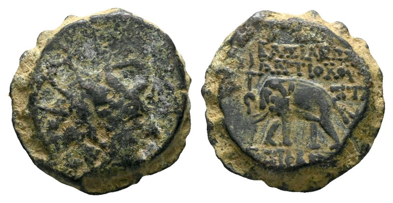 The Seleucid Kings, Antiochus VI Dionysus, 144-142 Bronze circa 144-142, Æ 20.00...