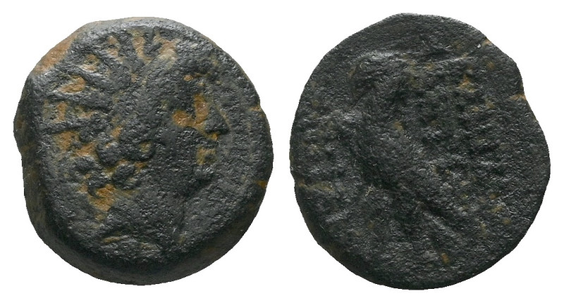The Seleucid Kings, Antiochus VII Evergetes, 138-139 Bronze circa 138-139, Æ 17....