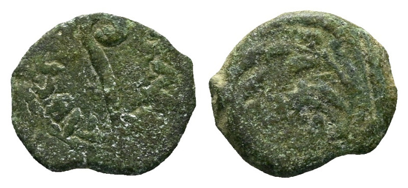 Judaea, Pontius Pilate, 26-36 Jerusalem Prutah 26-36, Æ 15.00 mm., 2.03 g.

Go...