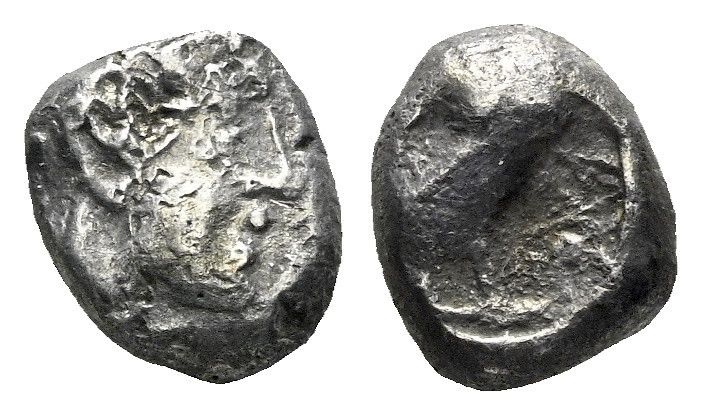 Judaea, Philistia Drachm IV century, AR 14.00 mm., 3.40 g.

Good Fine