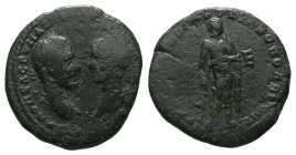 Moesia, Marcianopolis Macrinus with Diadumenian caesar, 217-218 Bronze circa 217-218 (Starting Bid £ 1)
