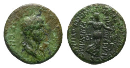 Phrygia, Acmonea Poppaea, wife of Nero Bronze circa 62-65 - Sold with original collector's ticket. (Starting Bid £ 1)