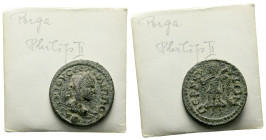 Pamphilia, Perga Philip II, 247-249 Bronze circa 247-249 - From the E.E. Clain-Stefanelli collection. Sold with original collector's ticket. (Starting...
