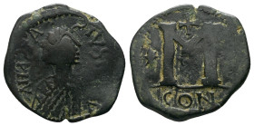 Anastasius, 491-518 Follis, contemporary Arab imitation Constantinople circa 491-518 (Starting Bid £ 1)