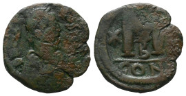 Justin I, 518-527 Follis Constantinople circa 518-527 (Starting Bid £ 1)