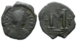Justin I, 518-527 Follis Constantinople circa 518-527 (Starting Bid £ 1)