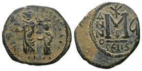 Heraclius with Heraclius Constantine, 610-641 Follis Theoupolis (Antiochia) circa 610-641 (Starting Bid £ 1)