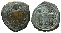 Constantine X and Eudocia, 1059-1067 Follis Constantinople circa 1059-1067 - Ex Demos sale 15, 1123 (part of) (Starting Bid £ 1)