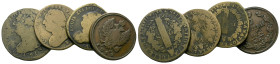 Large lot of 4 coins (Starting Bid £ 1)