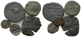 Large lot of 5 bronzes (Starting Bid £ 1)