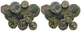 Large lot of 12 Roman Bronzes (Starting Bid £ 1)