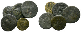 Large lot of 5 bronzes (Starting Bid £ 1)