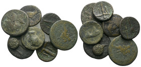 Large lot of 8 Bronze (Starting Bid £ 1)