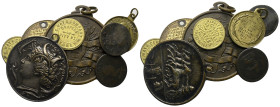 Large lot of 8 Medal/Coins (Starting Bid £ 1)
