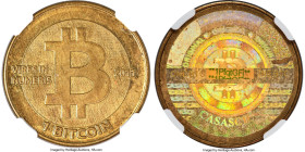 Casascius brass Loaded (Unredeemed) 1 Bitcoin (BTC) 2011 MS62 NGC, Ahonen-pg 92. Total Issued: 1,644. Series 2. Type PF. 28.5mm. Firstbits 1PfqtGFj. A...