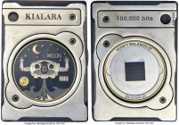 Kialara Unloaded (Unfunded) "To The Moon" 0.1 Bitcoin (BTC) 2017 Genuine PCGS, Ahonen Unlisted. 50x75mm. Type UF. Serial 226. Firstbits 1FZH2fry. Unfu...