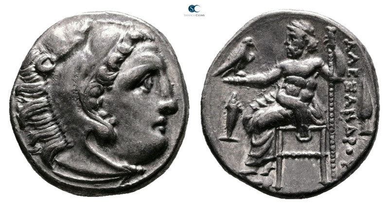 Kings of Macedon. Kolophon. Alexander III "the Great" 336-323 BC. 
Drachm AR
...