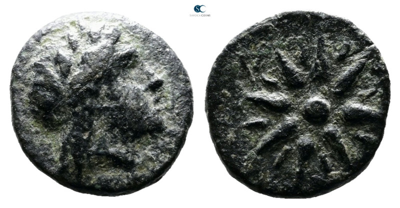 Mysia. Gambrion circa 400-300 BC. 
Bronze Æ

10 mm, 0,8 g



Very Fine