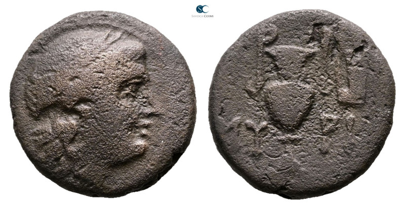 Aiolis. Myrina circa 200-0 BC. 
Bronze Æ

16 mm, 4,01 g



Nearly Very Fi...