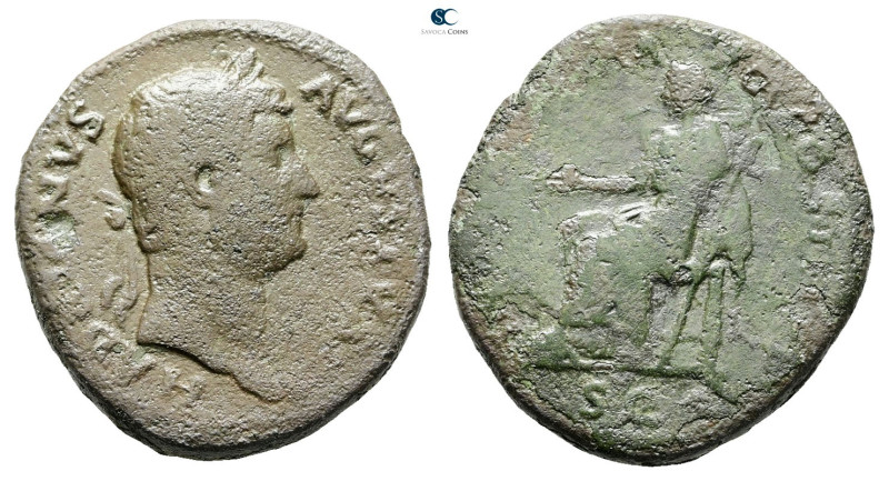 Hadrian AD 117-138. Rome
As Æ

27 mm, 11,14 g



Fine