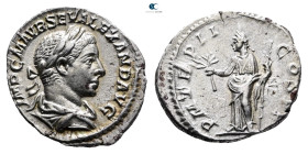 Severus Alexander AD 222-235. Rome. Denarius AR