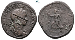 Severus Alexander AD 222-235. Rome. Sestertius Æ