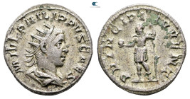 Philip II, as Caesar AD 244-246. Rome. Antoninianus AR