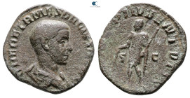 Herennius Etruscus, as Caesar AD 249-251. Rome. Sestertius Æ