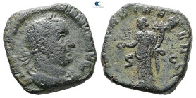 Valerian I AD 253-260. Rome. Sestertius Æ
