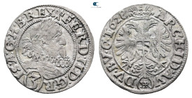 Austria. Ferdinand II of Habsburg AD 1619-1627. 3 Kreuzer AR 1628