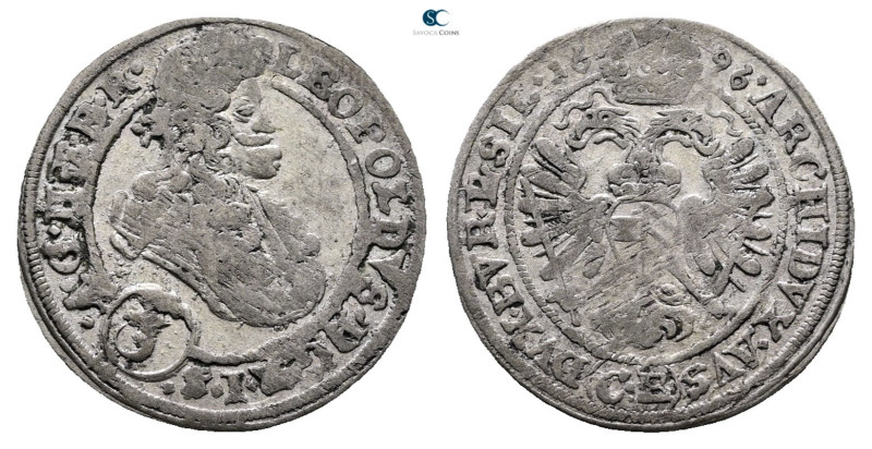 Austria. Leopold I of Habsburg AD 1657-1705. 
3 Kreuzer AR 1696

21 mm, 1,48 ...