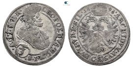 Austria. Leopold I of Habsburg AD 1657-1705. 3 Kreuzer AR 1696